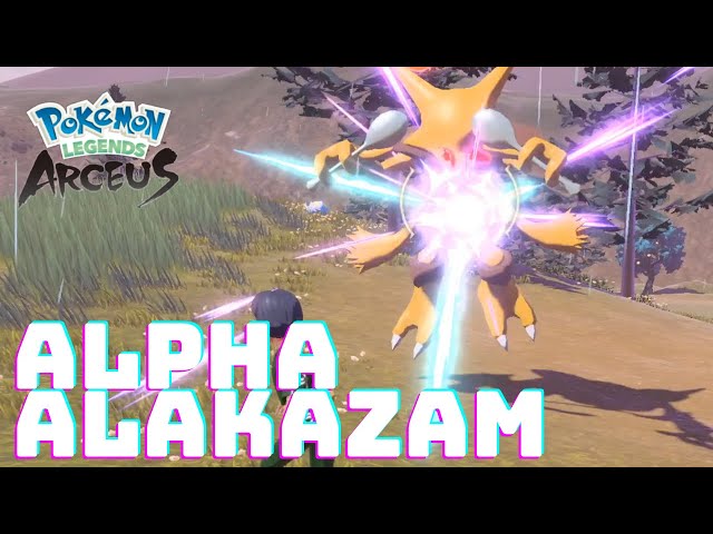 ALAKAZAM ALPHA SHINY 🌟 Pokemon Legends: Arceus, EV Trained