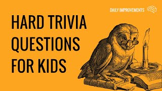 HARD General Knowledge Trivia Questions For Kids With Answers screenshot 5