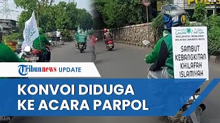 Viral Video Aksi Konvoi Pakai Atribut Khilafah di Cawang, Diduga Rombongan Menuju Acara Parpol