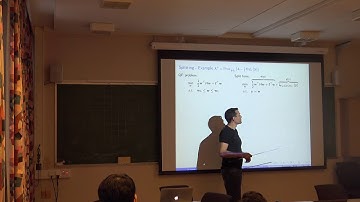 Short course "Numerical methods for optimal control”, lecturer Sebastien Gros. Lecture #26