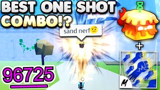 Sand Has The Easiest Best One Shot Combo Blox Fruits