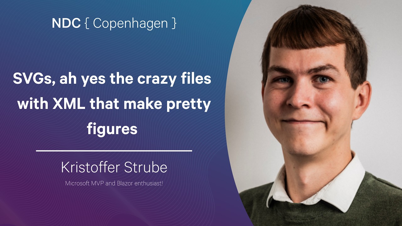 SVGs, ah yes the crazy files with XML that make pretty figures - Kristoffer Strube