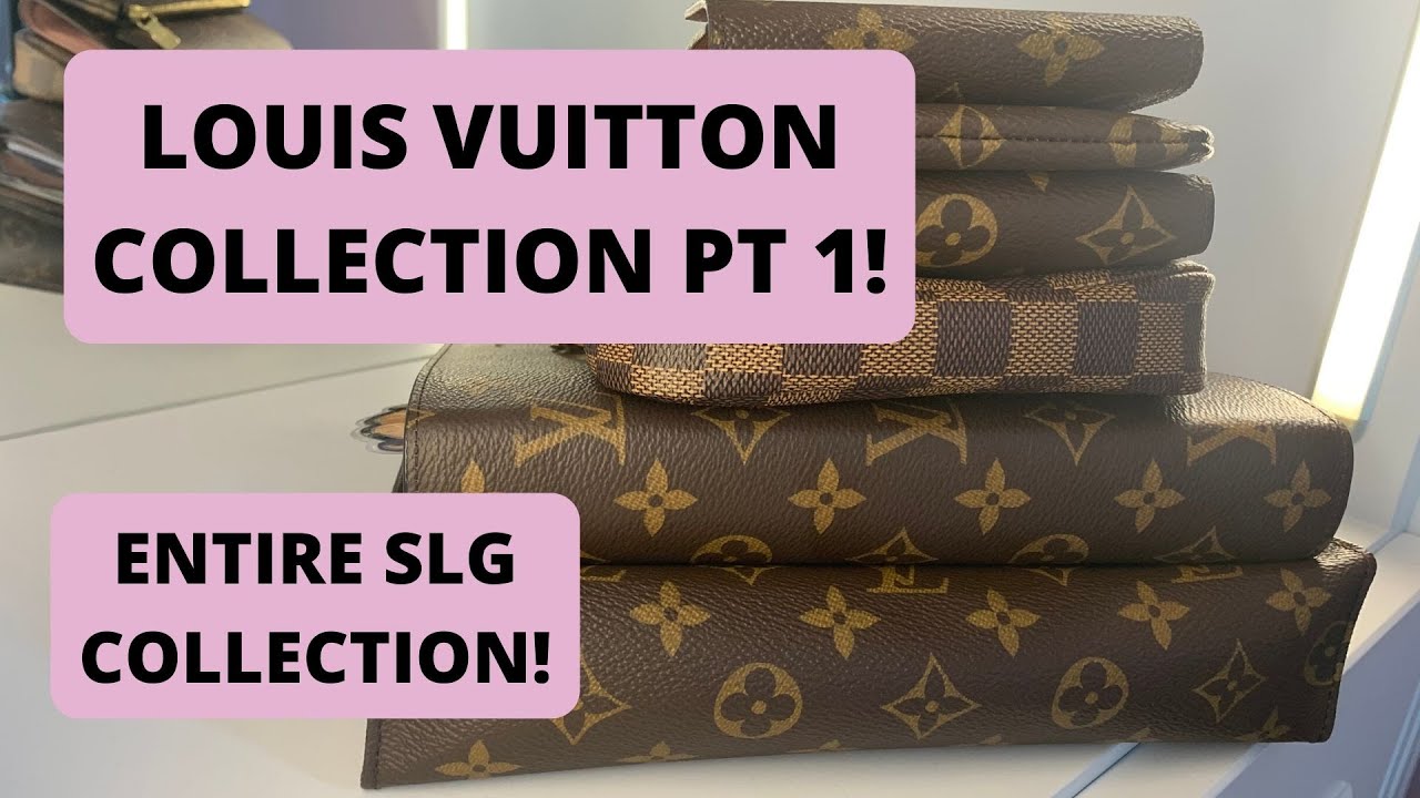 LOUIS VUITTON COLLECTION PT 1! : MY ENTIRE LV SLG COLLECTION, LUXURY SMALL LEATHER GOODS - YouTube