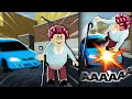 Roblox granny car hit game... ??