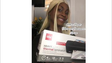 Get The Perfect Laminating Set-up With Office Depot