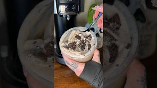 40 g Protein Oreo ice cream 🍨⭐️ #asmr #ninjacreami #homemadeicecream #icecream