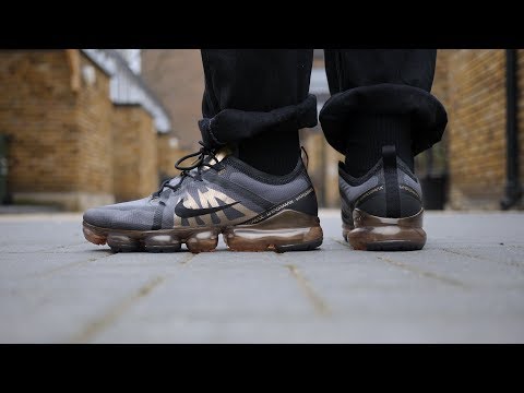 Nike Air VaporMax 2019 Quick Look & On Feet (Black/Gold)