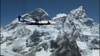 Flight past Mt EVEREST and Surrounding Peaks by David Snow 13,098 views 1 year ago 6 minutes, 45 seconds