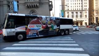 NJ Transit 2001 MCI D4000 #7523 on Route 410 1-7-2014