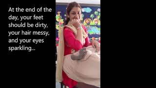 I Get My Feet Dirty, My Spirits Cleansed...