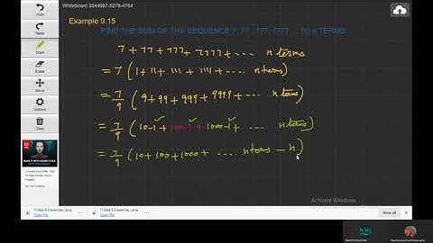 11cbse 9 15 example 7+77+777 GP sum