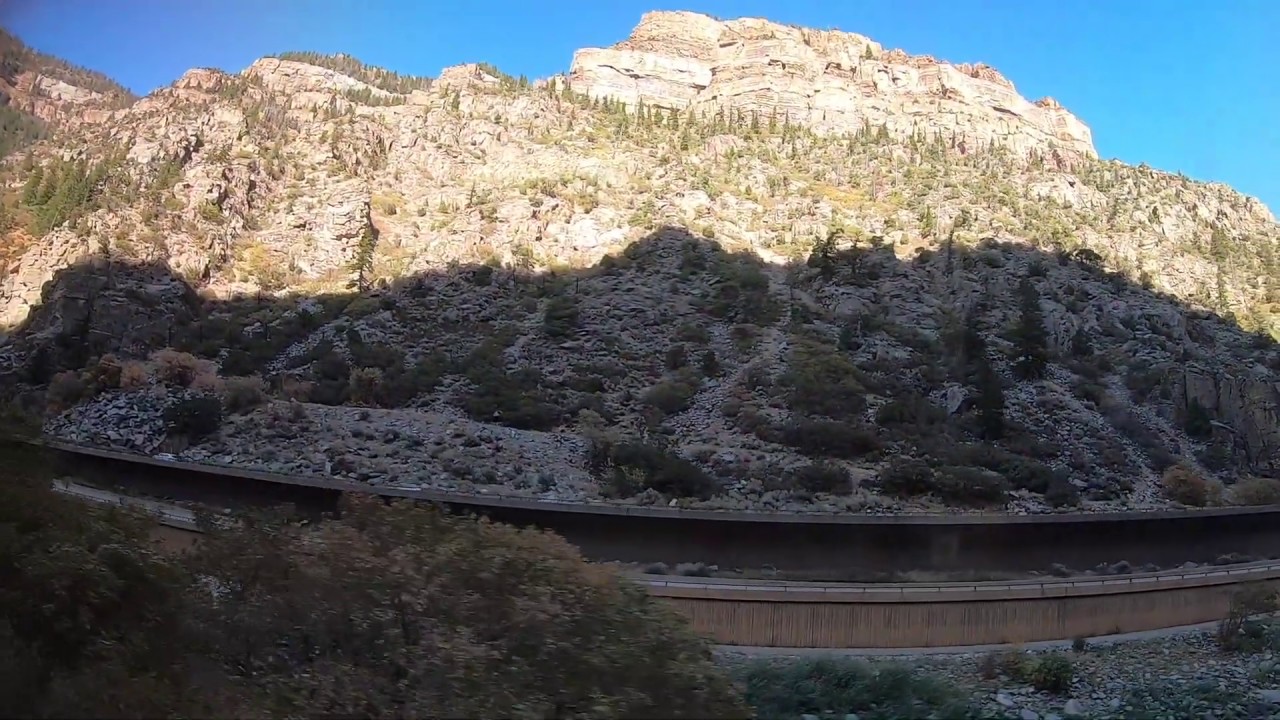 AMTRAK through Glenwood Canyon YouTube