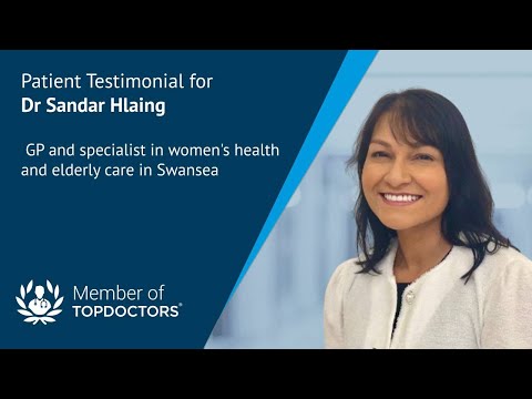 A patient testimonial for Dr Sandar Hlaing