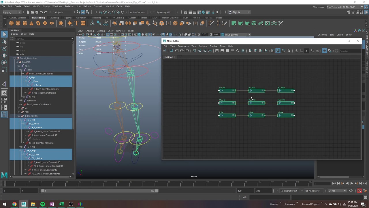 Rigging 09_Fancy IK FK Switch - YouTube