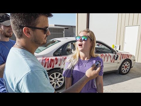 destroying-my-ex-girlfriend's-car-and-surprising-her-with-a-new-one!