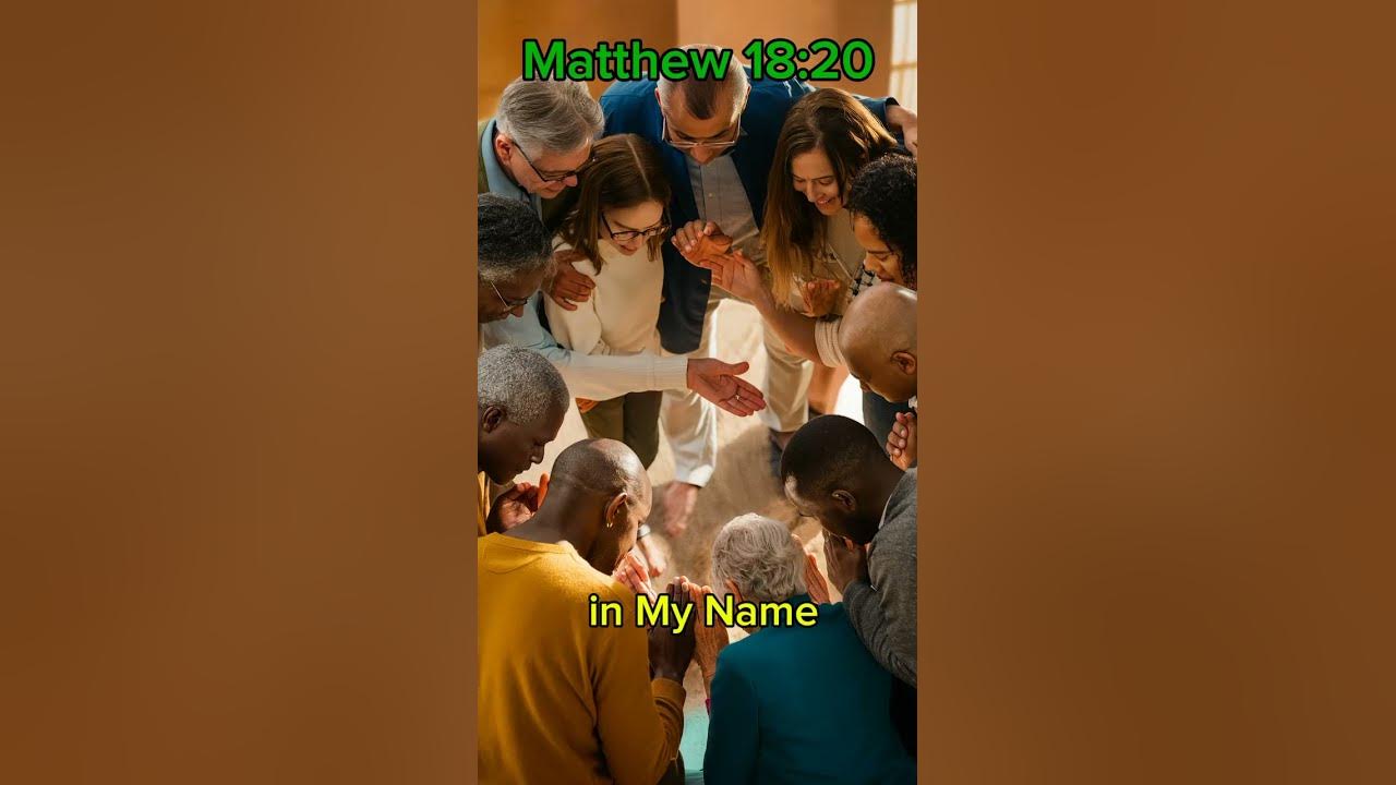 Matthew 18:20 I am in the Midst of them. #Jesus #bibleverse #memoryverse