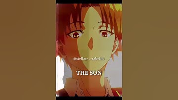 Thumbnail of THE SON 🫦  #classroomoftheelite#ayanokoji #anime #edit #1million #subscribe #ayanokoujikiyotaka#1k