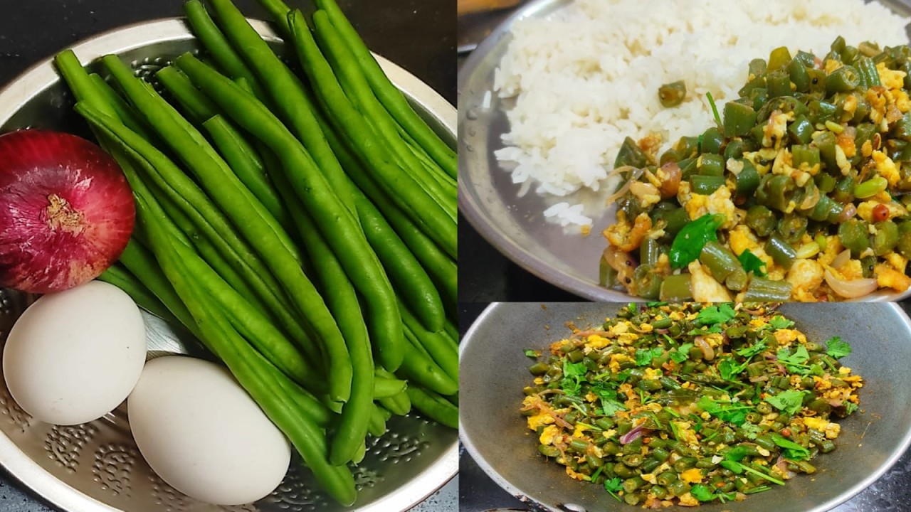 Simple Beans Egg Poriyal | Protein Rich Easy Side Dish | Tamil