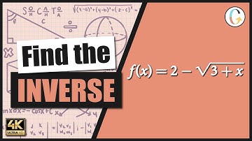 How to find the inverse of a radical function