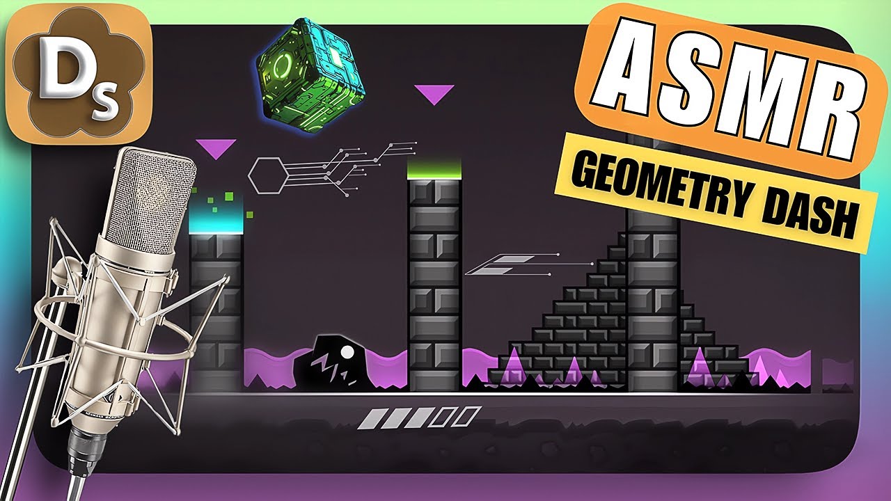 АСМР: Игра где невозможно проиграть? | Geometry Dash