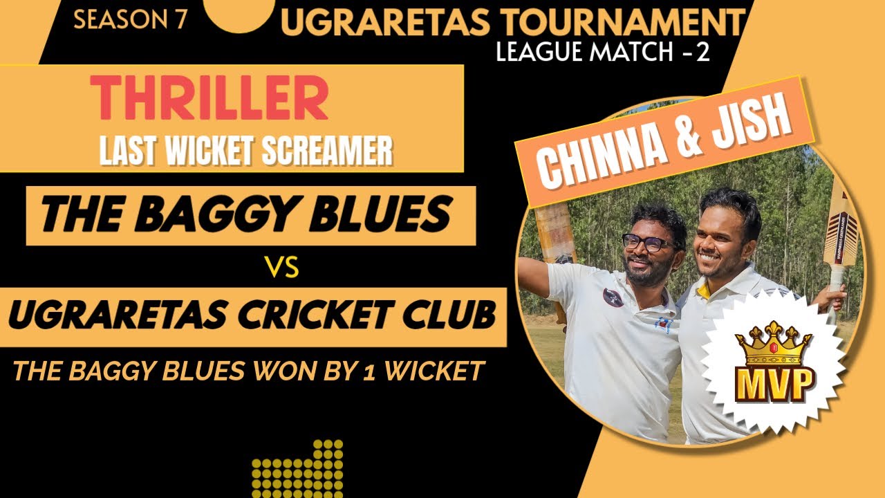 Ugraretas Tournament -  Season 7(LEAGUE GAME) - UCC VS The Baggy Blues - UCC BATTING