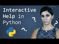 Interactive help    python tutorial    learn python programming