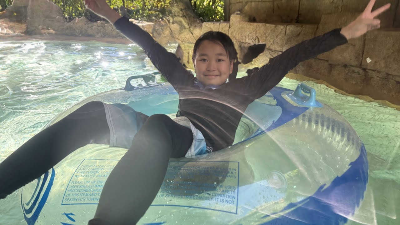 レオくんがおでかけしてみた！アドベンチャー・コーブ・ウォーターパーク！ Part82 レオスマイル