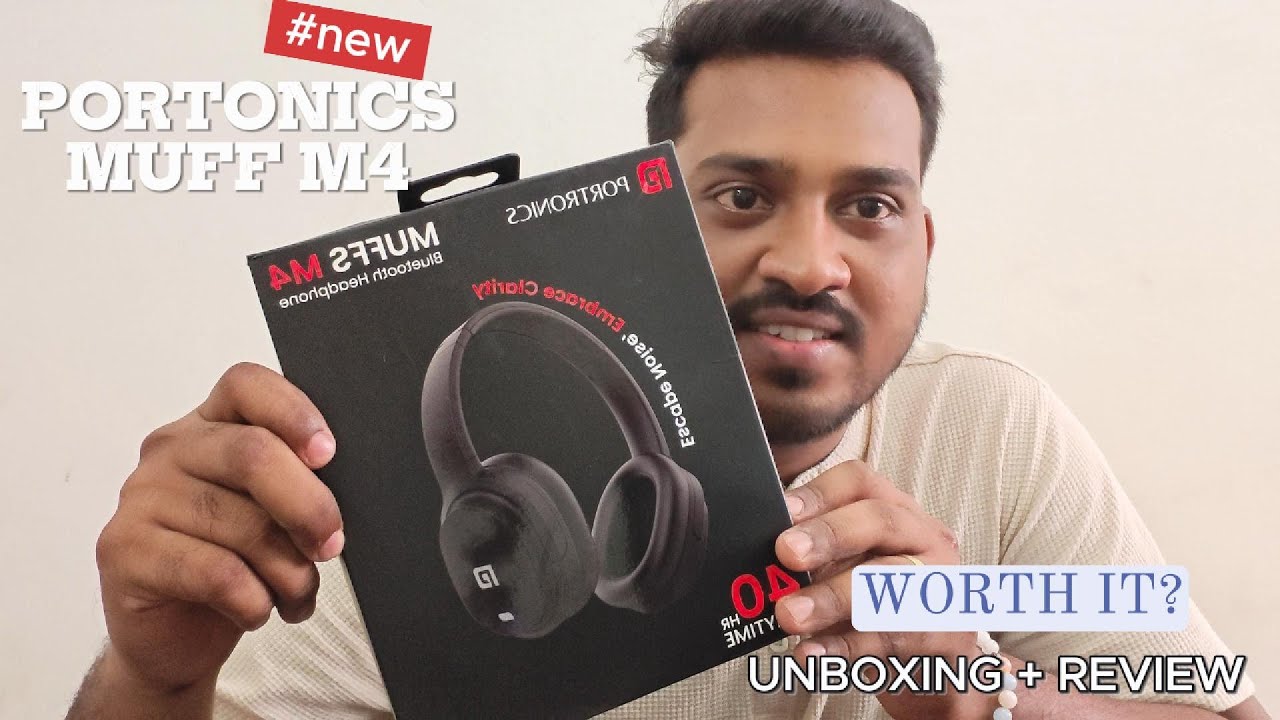 Portronics Muffs M4 Unboxing & Review | Best Budget Wireless Headphones 2025 🔥 