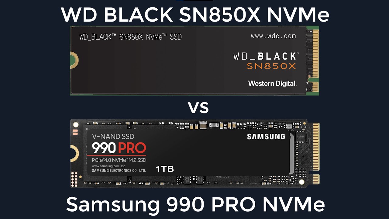 Samsung 990 PRO vs WD BLACK SN850X Bench Test