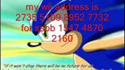 wii address