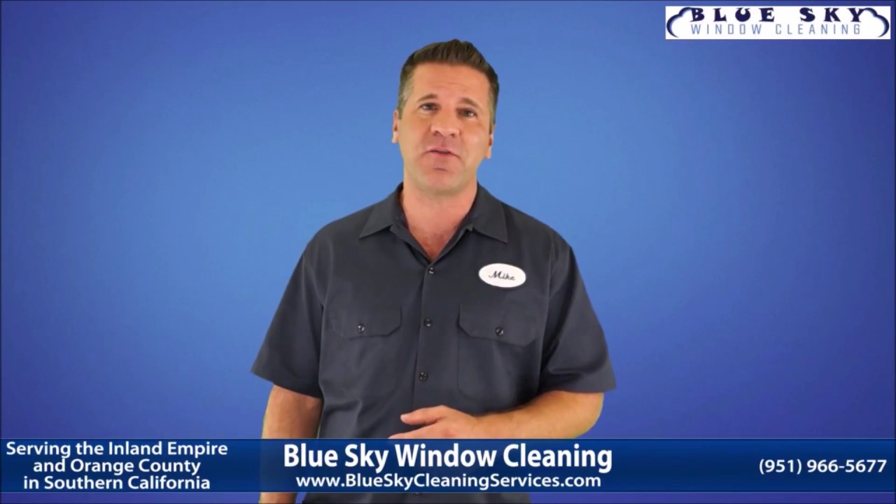 Blue Sky Window Cleaning Serving Southern California Commercial YouTube