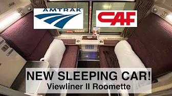 Amtrak’s NEW Viewliner II Sleeping Car | Amtrak Silver Meteor  - New York to Orlando | Roomette
