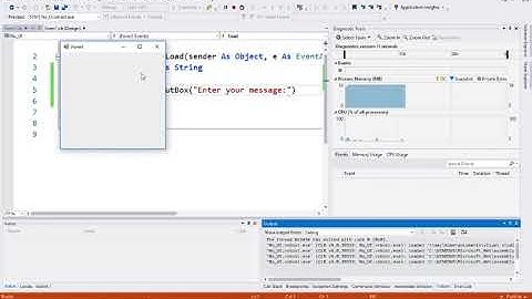 Visual Basic - Input box, message box and debug write line