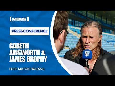 PRESS CONFERENCE | AINSWORTH & BROPHY ASSESS WALSALL DEFEAT