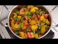        shimla mirch aur aloo recipe  capsicum potato recipe