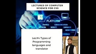lec#4 Types of languages and translators compiler,interpreter,assembler