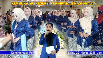 PEMBUKA MC RESEPSI PERNIKAHAN DENGAN BAHASA INDONESIA