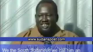 Tutkew Gatluak Speaking about Taban Deng Gai in 2000s following the death of Ibr
