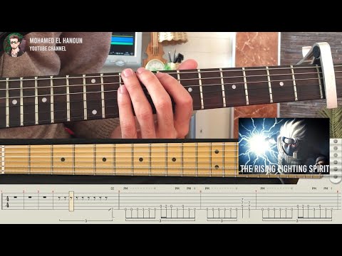 Naruto - The Rising Fighting Spirit - Guitar   Tab Lesson ( Speed Picking Exercise )