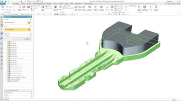 NX11  Convergent Modelling Key Engraving Demonstration
