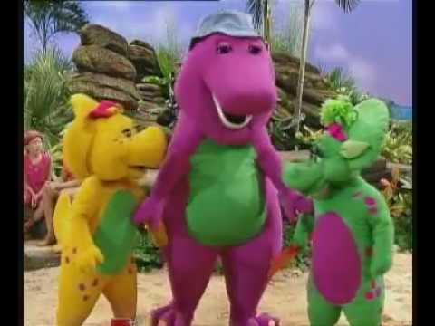 Barney Dinosaur Beach Party