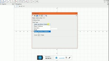 Geogebra Grid Settings