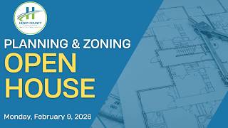 Planning And Zoning Open House | February 10, 2026
