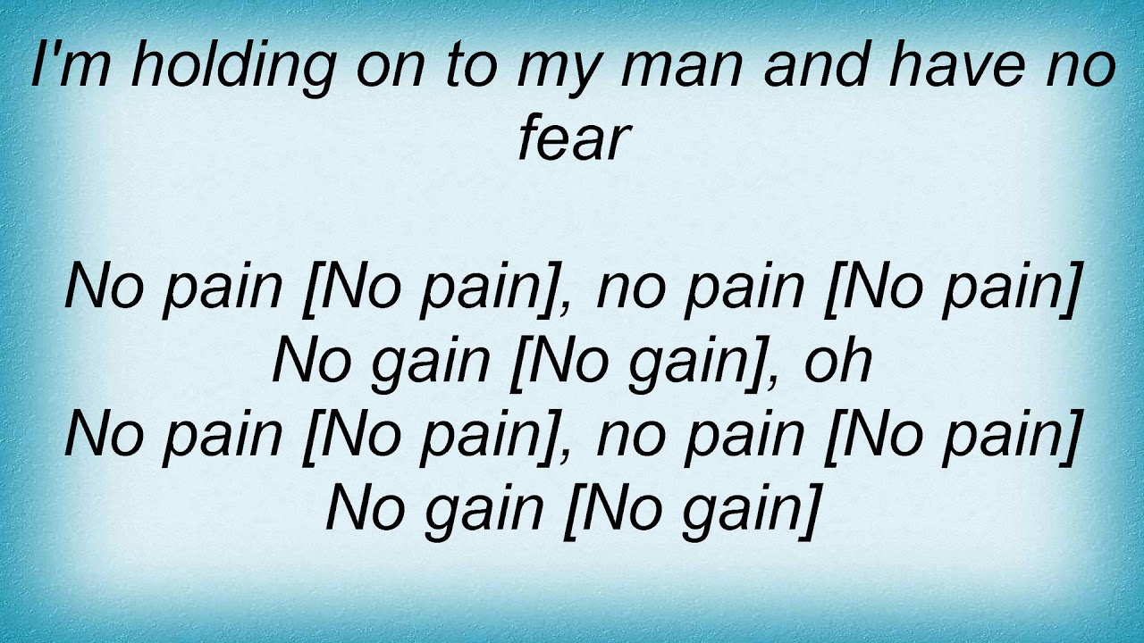 Betty Wright No Pain No Gain Lyrics Youtube