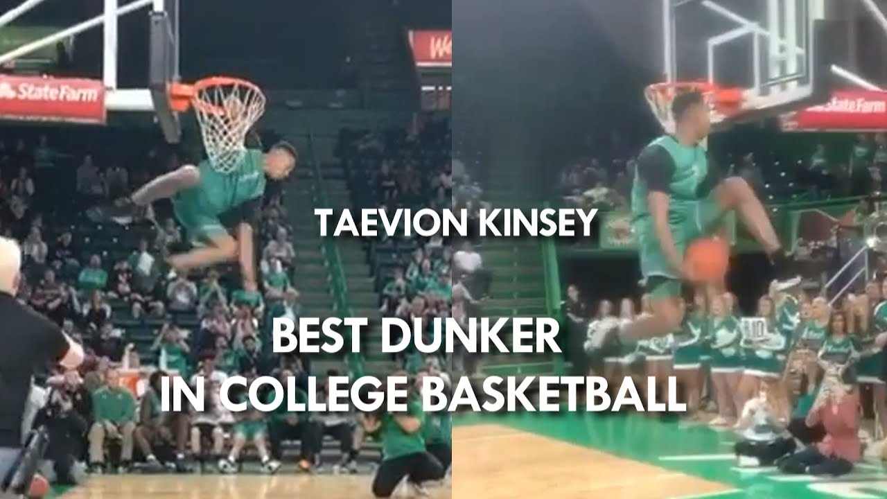 He did 3 DUNKS NEVER DONE in the NBA Dunk Contest! Taevion Kinsey BEST NCAA Dunker?