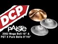 Paiste 2002 Mega Bell 10" and PSTX Pure Bells 9" and 10"