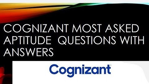 COGNIZANT  2022 LOGICAL REASONING QUESTIONS WITH ANSWERS  WATCH THIS VIDEO
