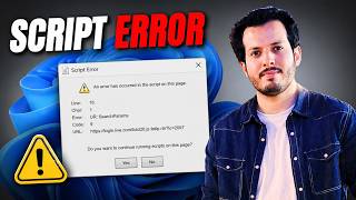 How To Fix “An Error Has Occurred In The Script On This Page” (Windows Fix Guide) Profile