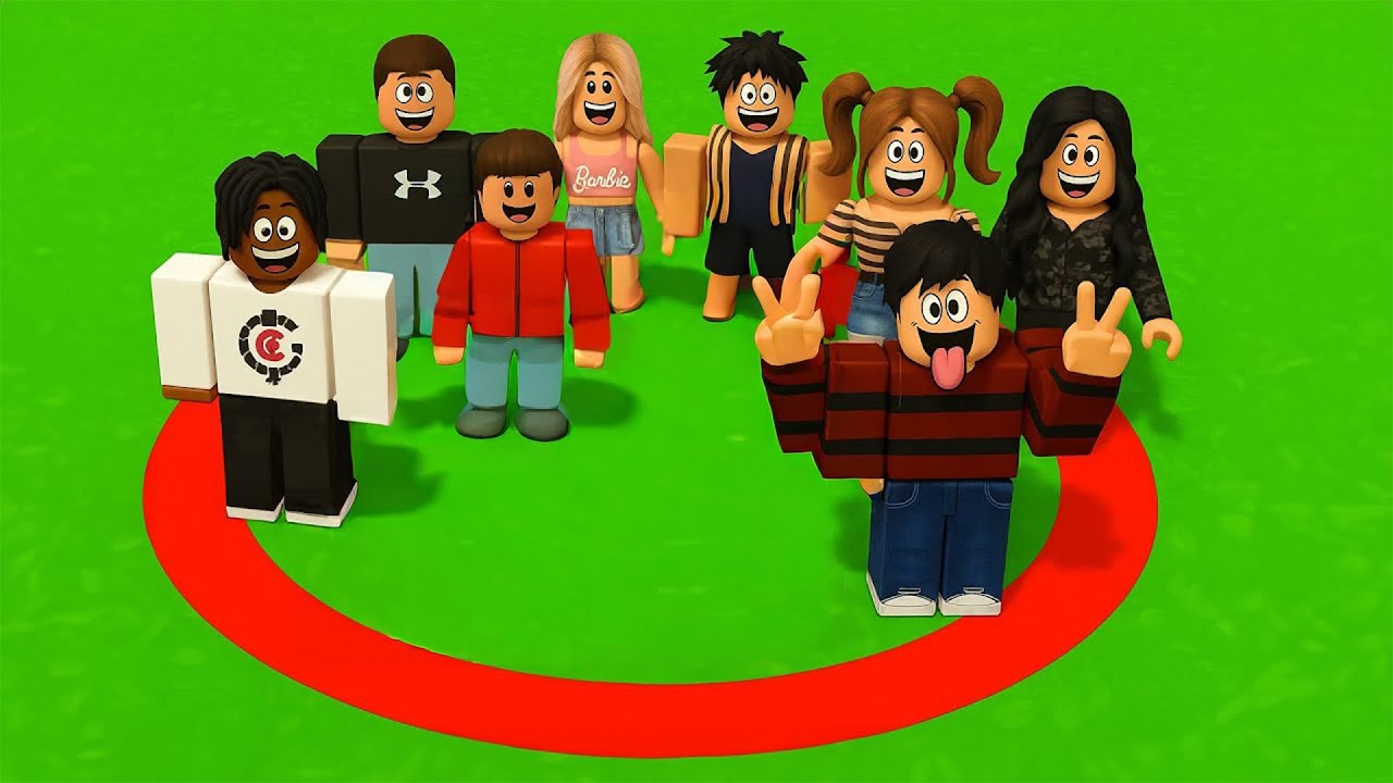 Only 1 Will Survive This Game || Last To Leave Circle Wins || Survive 100 players in Roblox