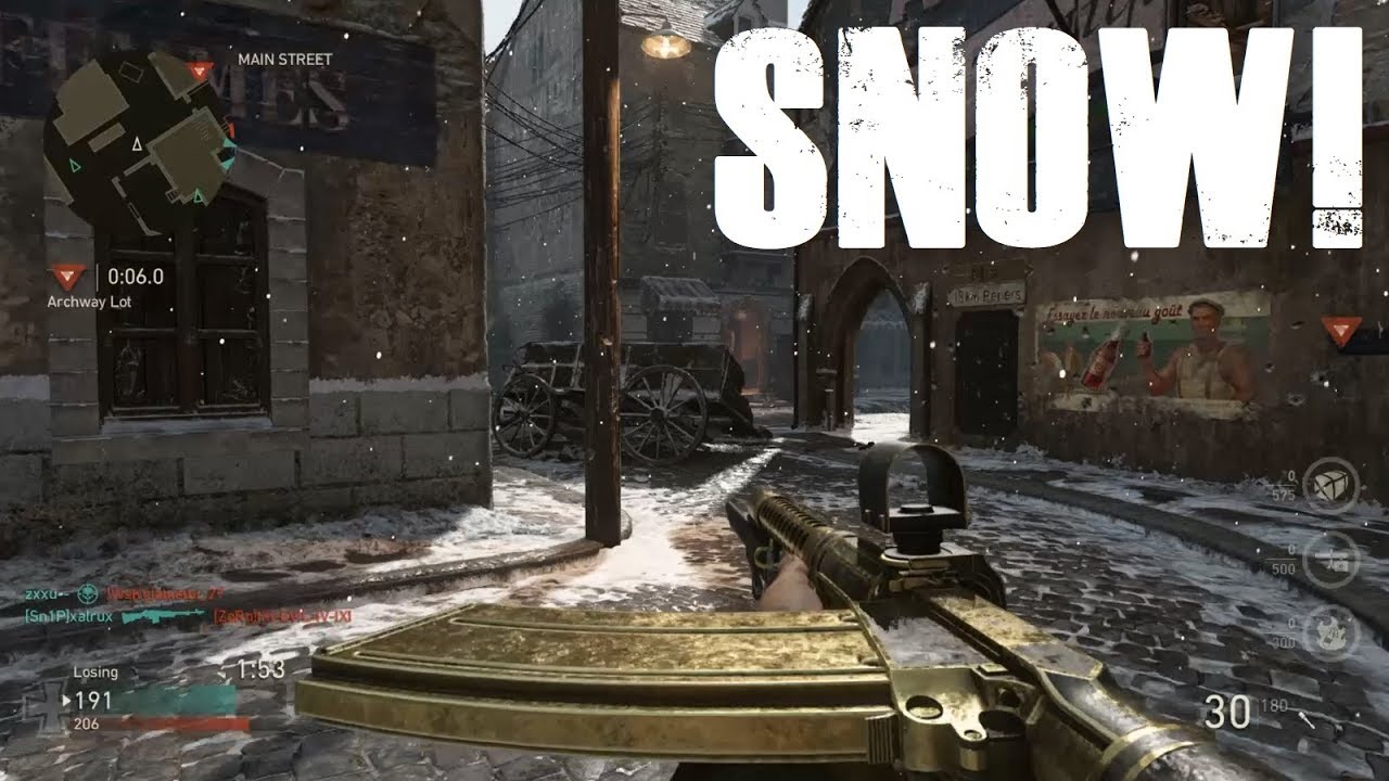 Winter Carentan Limited Map - Hard point Using The FG-42